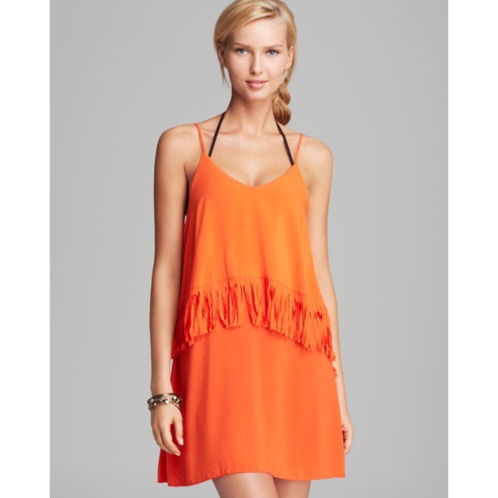 L*Space Wild Fringe Cover Up Tunic